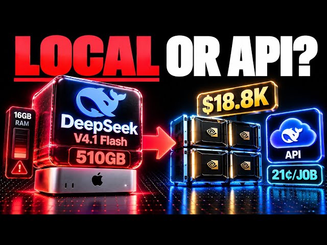 DeepSeek V4.1 Flash - Self-Hosting Cost?