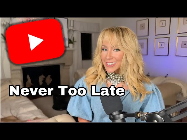 Why You NEED to Start a YouTube Channel After 40 | It's Easier Than You Think!