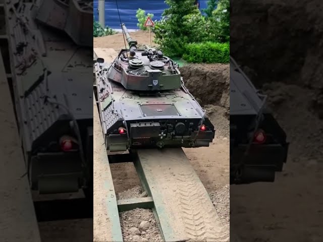 Leopard 1A5 in 1/16 Intermodellbau Dortmund #shorts #bundeswehr #usarmy #panzer #mainbattletank