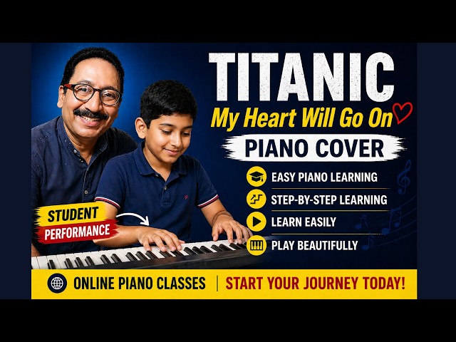 Beautiful Beginner Piano Song | My Heart Will Go On
