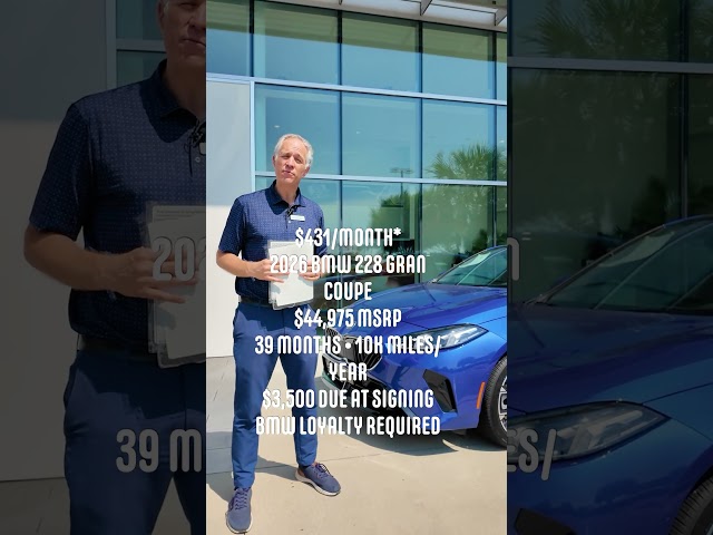 A New BMW for $431/Month?! 🤯