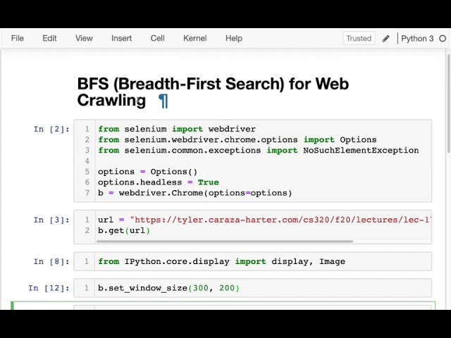 CS 320 Oct 12 (Part 2) - Breadth-First Search for Web