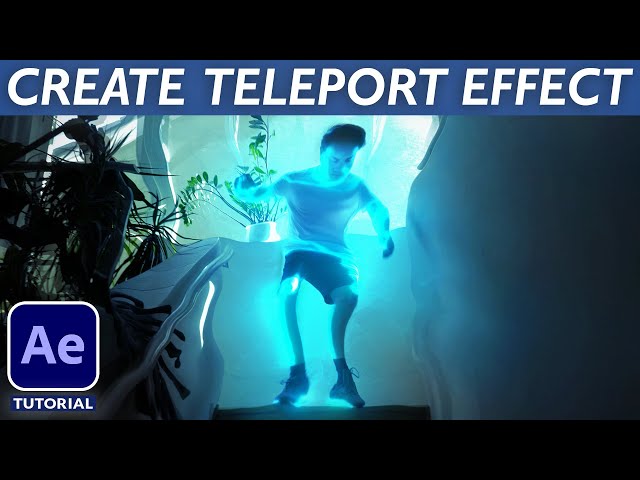 How to Create 3D TELEPORT EFFECT - After Effects VFX Tutorial (No Plugins)