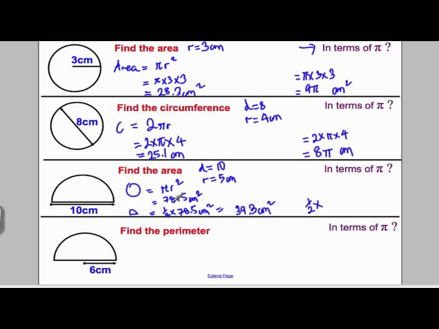 Circles 1 (GCSE Higher Maths): Tutorial 7