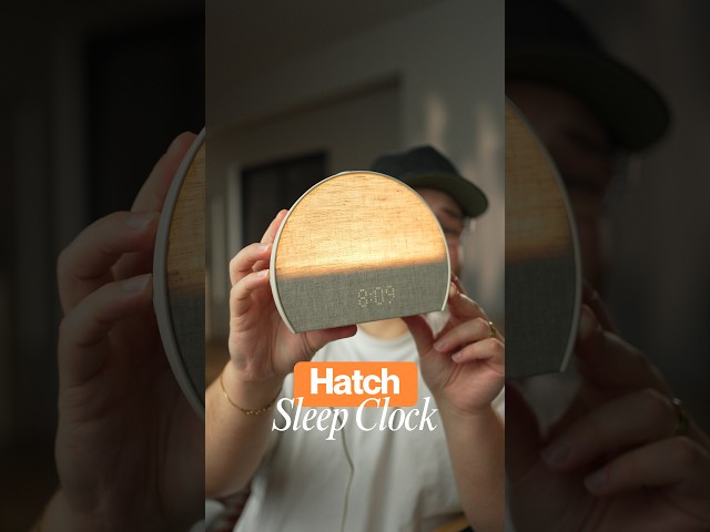 The Hatch Sleep Clock Tracks Your Sleep From Your Night Stand!