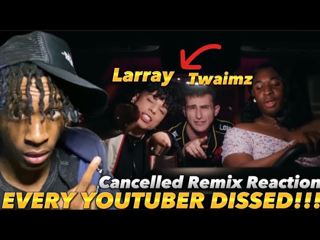 They Dissed Every YouTuber!!! Larray x Twaimz Cancelled Remix Reaction