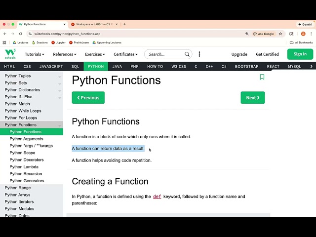 Python functions that take no arguments (CS105 at UIUC)