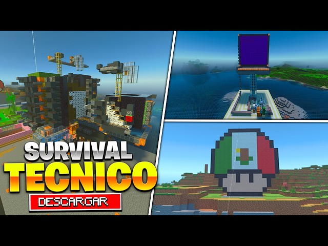 TECHNICAL SURVIVAL WITH ACHIEVEMENTS ENABLED FOR MINECRAFT BEDROCK 🔥