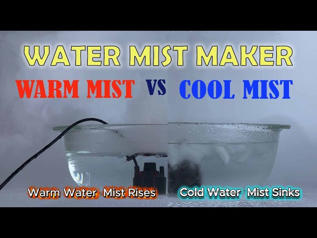 Mist Maker Machine, Two Temperatures – Amazing Results!