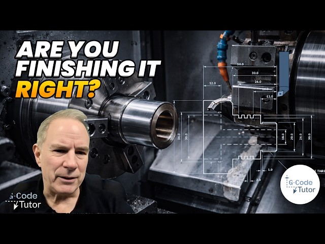G-Code Finishing Pass Explained: Subroutines, Speed Clamps & More | Seal Cap Pt.3