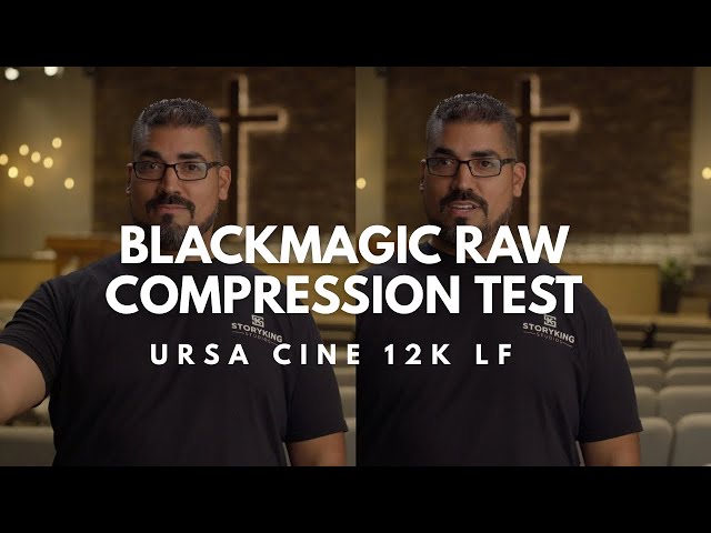 Blackmagic Raw Compression Test - URSA Cine 12K LF