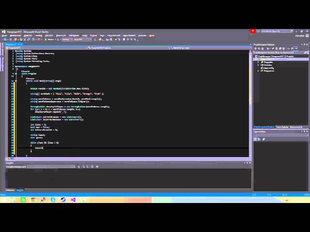 SpeedCoding | Hangman Game C# | with DOWNLOAD