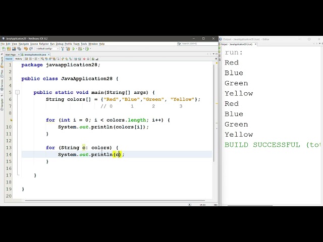 Arrays in Java with looping statements