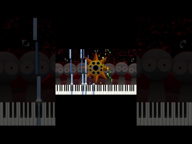 Sprunki Pyramixed Horror Mr. Sun (Piano Tutorial)