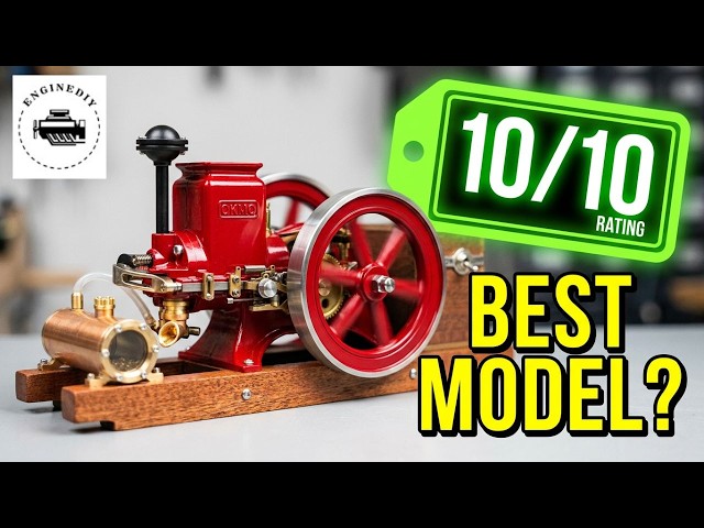 Okmo & Retrol B02 Hit & Miss model Engine (EngineDiy). Started FIRST attempt !