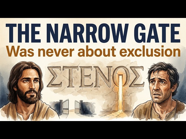 "Narrow" Doesn't Mean Exclusion — The Greek Word Jesus Used in Matthew 7