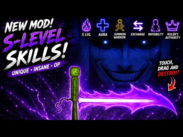 I Made the MOST INSANE S-Rank Skills Mod! 😈🔥 | Melon Sandbox