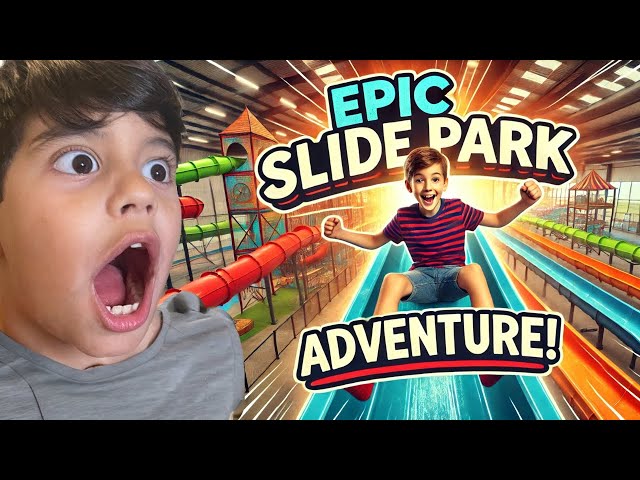 Epic Indoor Slide Park Adventure at Slick City!