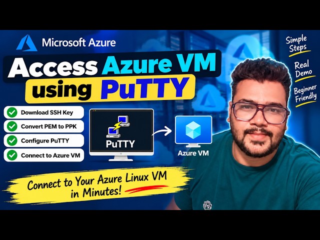 How to Access an Azure VM Using PuTTY | SSH Key Setup & Step-by-Step Guide