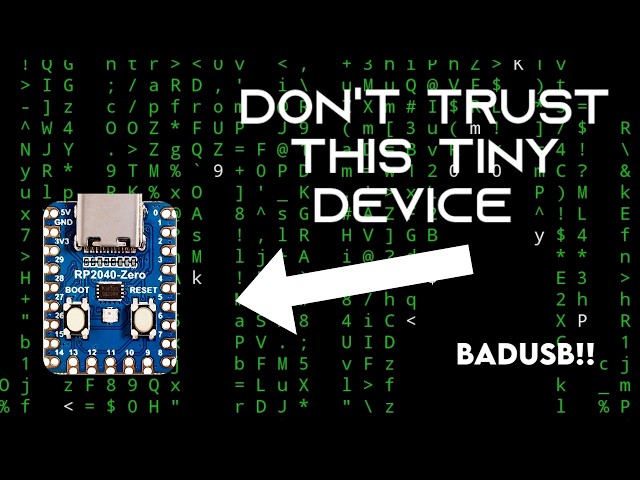 How to make a BadUSB with a Raspberry Pi Pico ($5 hacking device)