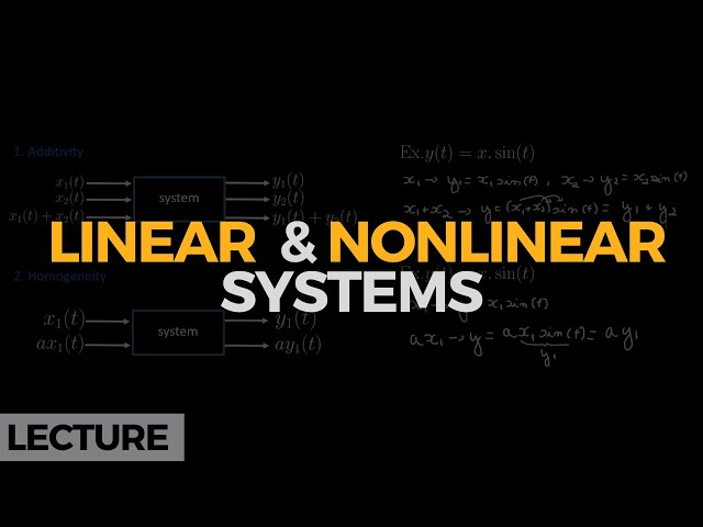 Linear and Nonlinear Systems: Key Differences Explained!