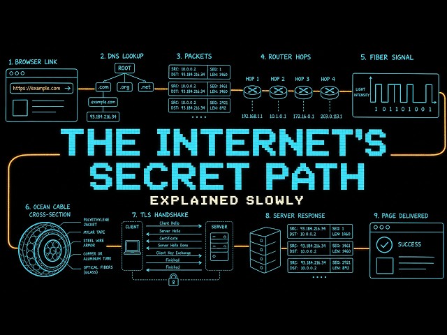 Everything That Happens After You Click a Link, From DNS to Undersea Cables (For Sleep)