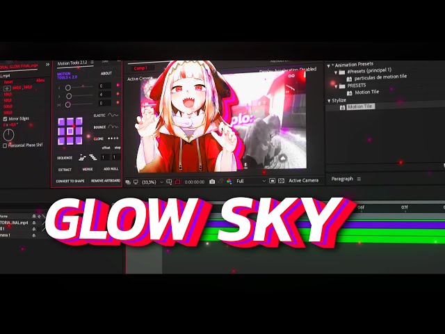 GLOW NO CEU - TUTORIAL AFTER EFFECTS