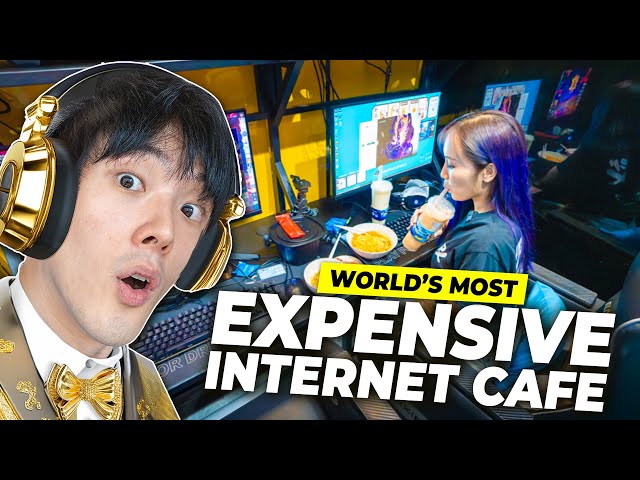 I Went to the World's Most LUXURIOUS Internet Cafe!