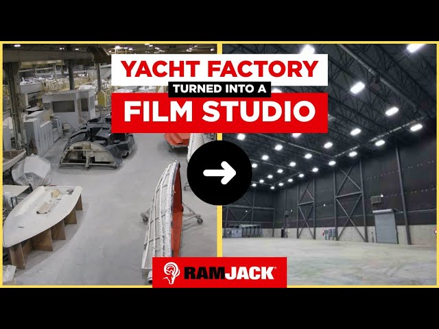 From Yacht Factory to Film Studio: A Stunning Transformation