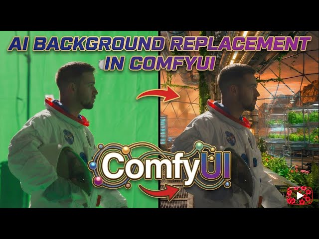 AI Background Replacement in ComfyUI