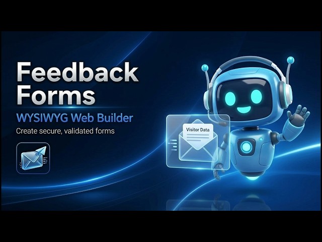 WYSIWYG Web Builder Hands-On Tutorial | Forms