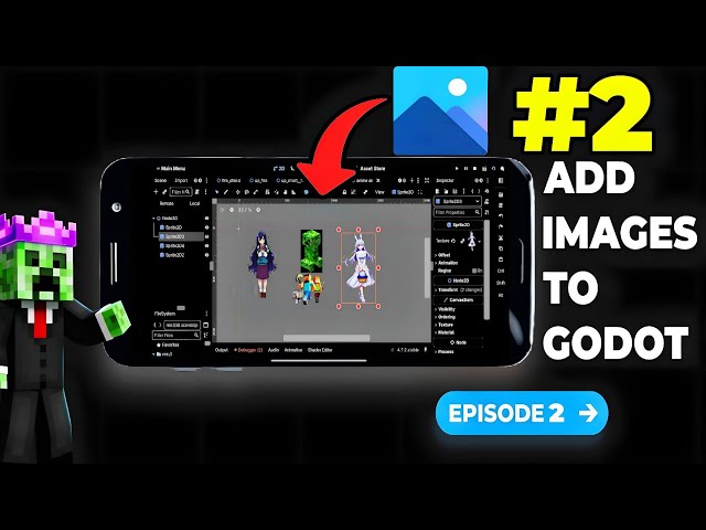 (Ep: 2) Godot Mobile Mein Custom Images Kaise Dale? 📲