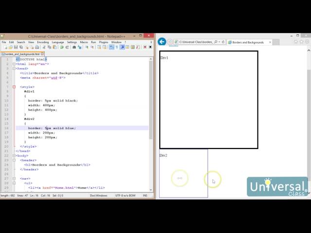 Lesson 8: Borders, Backgrounds, and Floating Divs - HTML Course