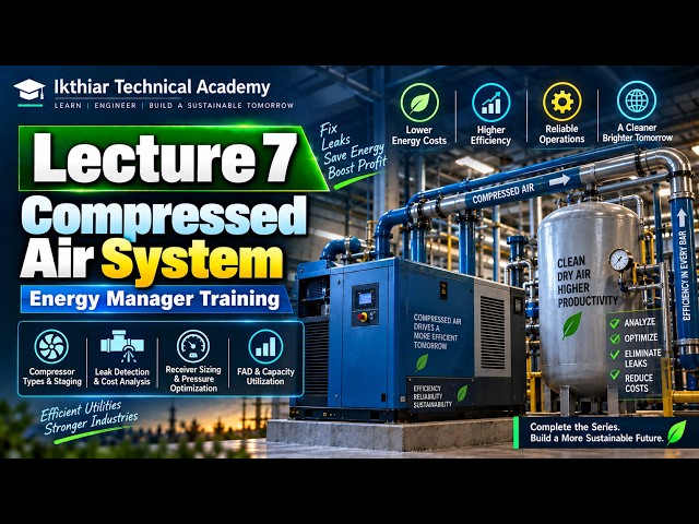 Lecture 7: Compressed Air System Optimization | Energy Manager Training