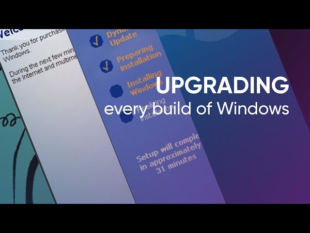 Upgrading every build of Windows - From Windows 1.0 DR5 to Windows 10 build 10240