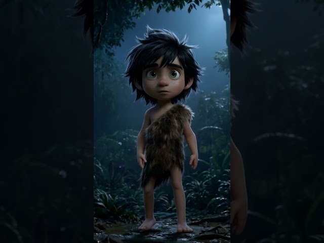 Who is stalking Mowgli in the shadows? 🐾 #Shorts