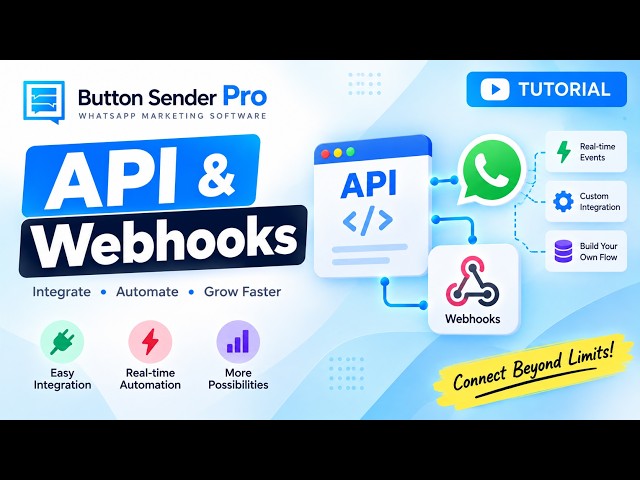 🚀 Button Sender Pro – API & Webhooks Tutorial - English