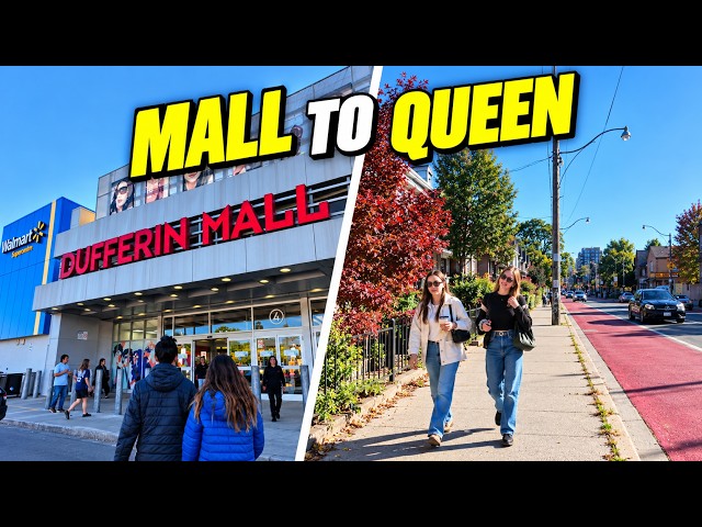 Dufferin Street & Mall to Queen | Toronto Walk (Fall 2026)