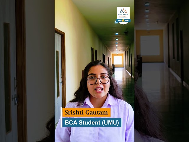 Srishti Gautam | (BCA) Review | Student Testimonials  | Usha Martin University #admissionopen2026