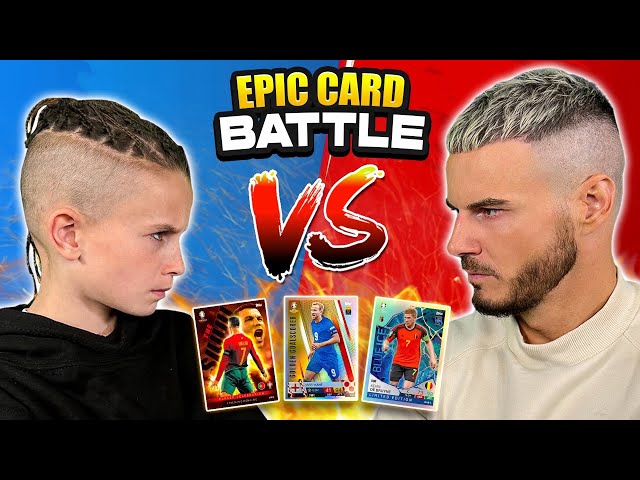 DAD VS SON CARD BATTLE! *BEST TEAM WINS* 🔥