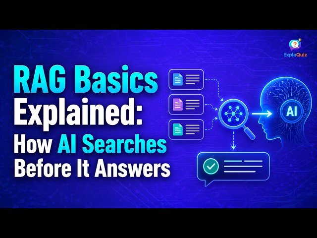 RAG Basics Explained How AI Searches Before It Answers | AI