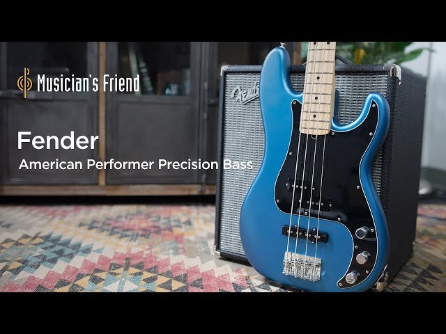Fender American Performer Precision Bass Demo - All Playing, No Talking