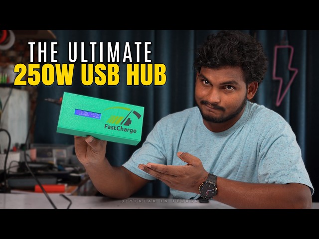 DIY 240W Multi-Protocol USB Fast Charger (SW3518 + 24V 10A SMPS)