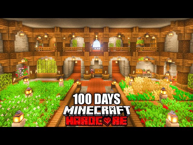 I Spent 100 Days UNDERGROUND In Minecraft