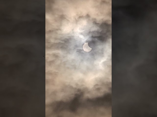 Partial Solar Eclipse UK 29.03.25 #eclipse