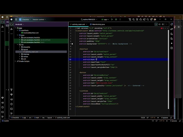How to Create a Checklist App in Android Studio (Java Tutorial)