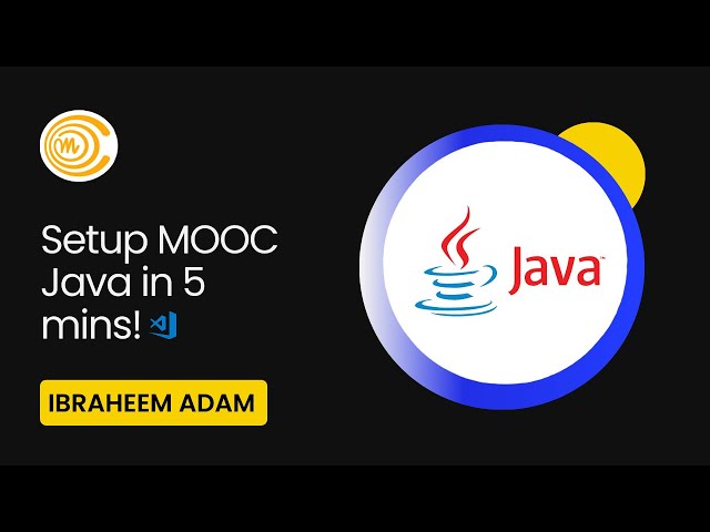 2025 - Quick and Easy Setup for MOOC's Java Programming Course in 5 Minutes!
