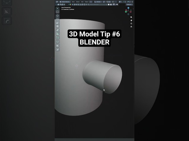 3D Modelling Tip In Blender Part 6 #blender3d #blendertutorial