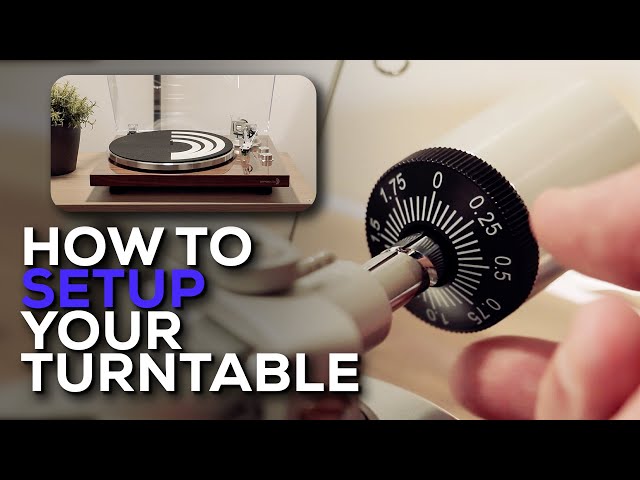 How to Set Up your TT-1 Belt Drive Turntable - Dayton Audio