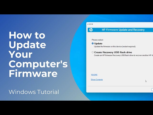 How to Update Your Computer's Firmware in Windows 11/10
